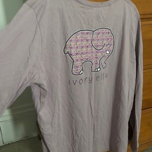 Lavender Long Sleeve Ivory Ella Shirt